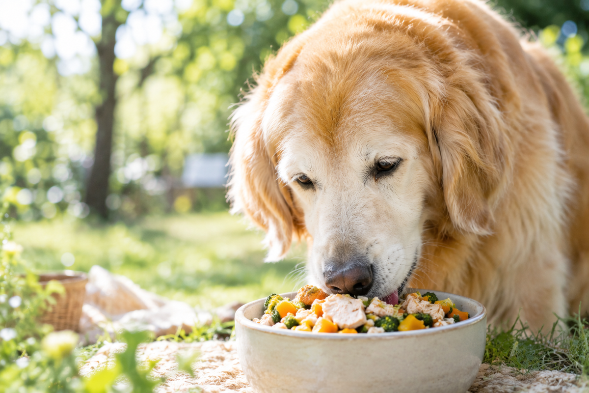 愛するシニア犬の健康と幸せを支えるために―手作り食のレシピ付き