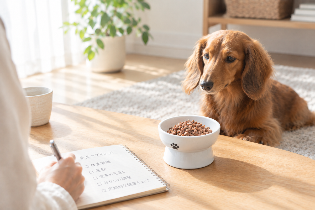 犬のダイエットに！低カロリーな食生活の取り入れ方