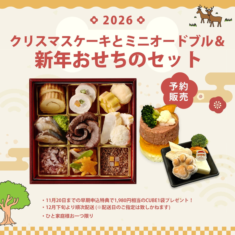 クリスマスケーキとミニオードブル＆新年おせちのセット